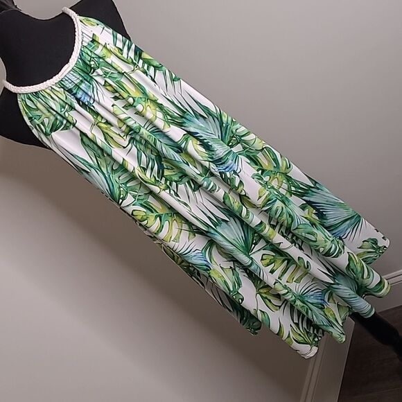 Indigo soul sz S summer dress corded neckline  midi length - Picture 3 of 8